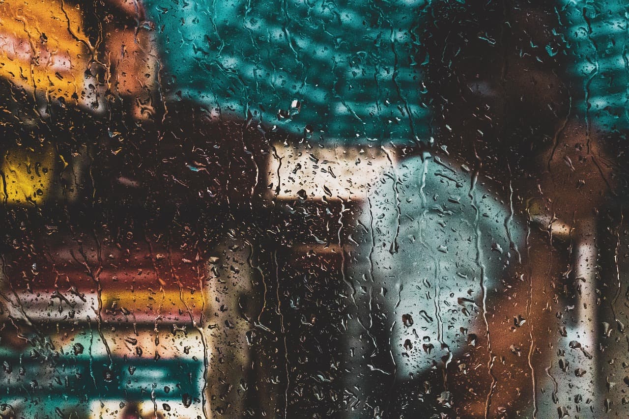 rain, wet, water, drip, window, nature, weather, droplets, drops, raindrop, liquid, raining, raindrops, environment, dew, texture, umbrella, city, blurred [pid:4806609]