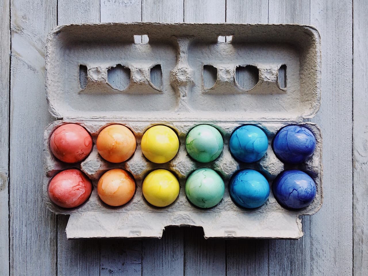 eggs, easter, easter eggs, egg carton, nature, colorful eggs, painted eggs, spring, colorful, multicolored, rainbow colored [pid:3216877][dark]