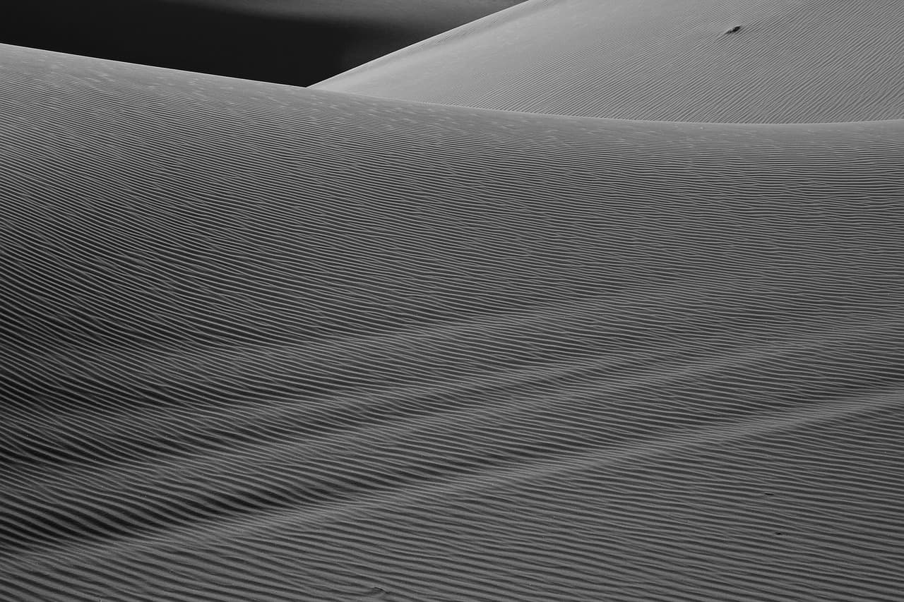 desert, sand, dunes, minimal, nature, black and white, pattern, shadow, texture, landscape, texture, texture, texture, texture, texture [pid:8542838][dark]