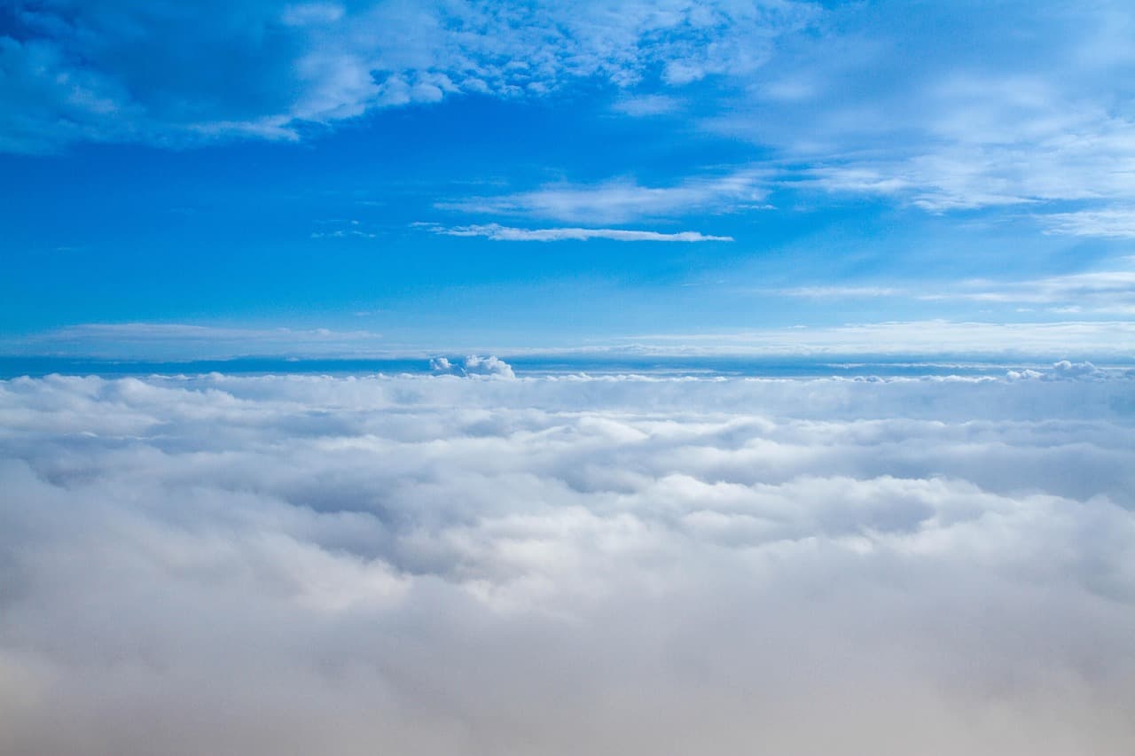 sky, cloud, light blue, scenery, nature, light, sun, terrain, heavy sky, travel, landscape, weather, thailand, peaceful, rain cloud, skyline, phu kradueng [pid:1867902][light]