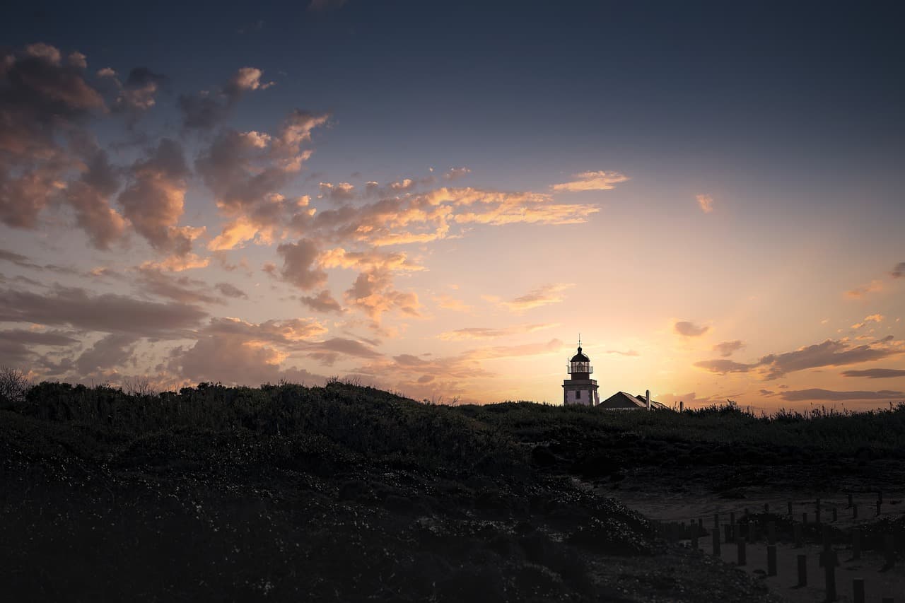 lighthouse, sunrise, sky, landscape, nature, clouds, light, dusk, mood, photoshop, composition, blending, lighthouse, lighthouse, photoshop, photoshop, photoshop, photoshop, photoshop, composition [pid:5082316][dark]