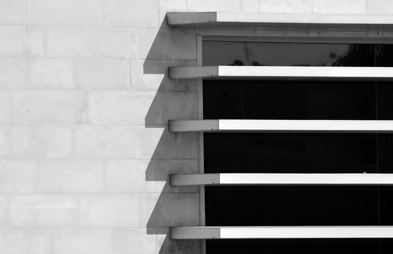 architecture, desktop, wall, building, pattern, abstract, urban, minimalism, design, geometric, street, modern, creative, monochrome, black and white, surface, style, texture, artistic [pid:3118215][light]