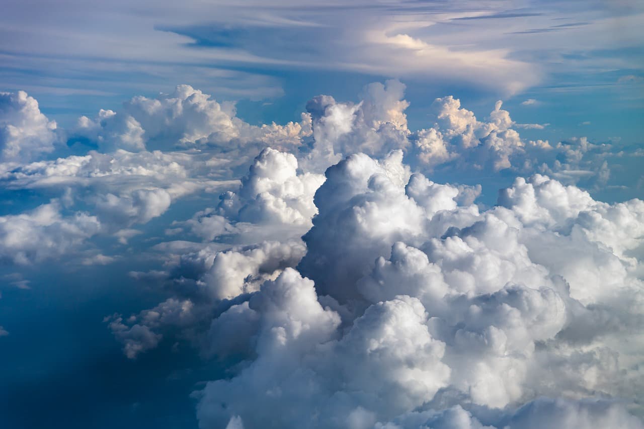 clouds, sky, nature, weather, cloudscape, skyscape, white clouds, fluffy clouds, blue sky, cloudy, meteorology, atmosphere, fluffy, high, daylight, cumulus, clouds, clouds, clouds, sky, sky, sky, sky, sky, blue sky, blue sky [pid:2085112][light]