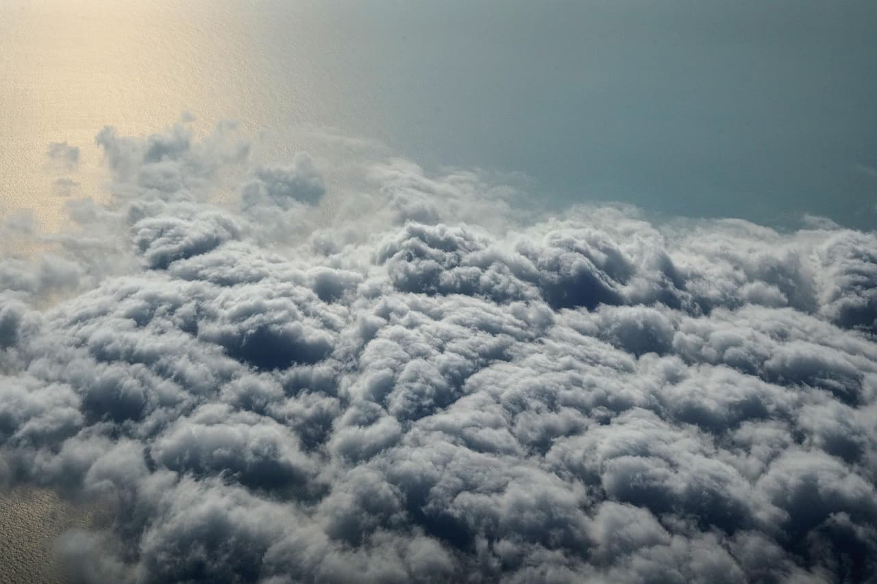 sky, nature, clouds, cumulus, airspace, cloudscape [pid:6762844][light]