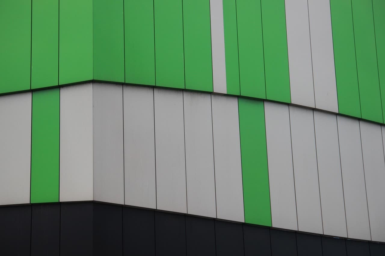 detail, architecture, green, texture, building, design, construction, white, modern, contemporary, structure, architectural, office, light, interior, exterior, house, minimal, tile, facade, pattern, geometric, wall, minimalism [pid:2712130][dark]